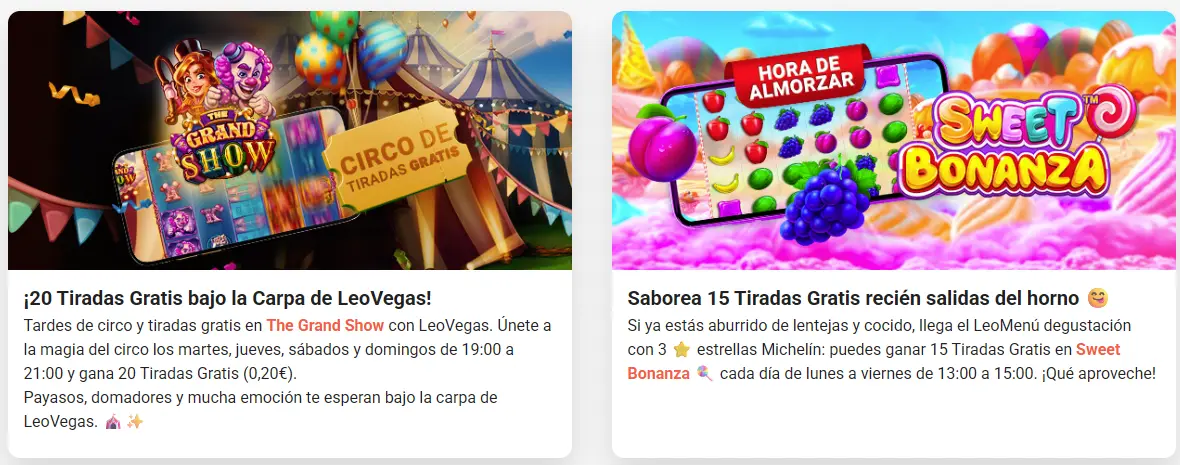 el mejor bono de bienvenida Leovegas